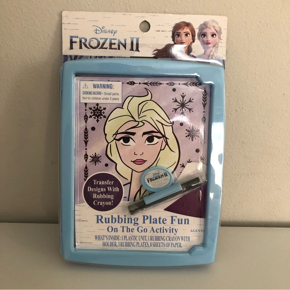 Disney Frozen II Rubbing Plate Fun On The Go Activity